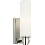 Fairfax Wall Sconce - Polished Nickel / Opal Etched