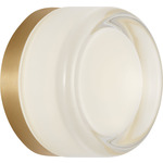 Tatum Wall Sconce - Satin Brass / Milk