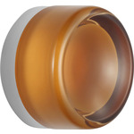 Tatum Wall Sconce - Chrome / Amber