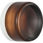 Tatum Wall Sconce - Matte White / Smoke