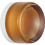 Tatum Wall Sconce - Matte White / Amber