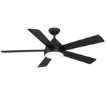 Neopolis Ceiling Fan with Light - Matte Black / Matte Black