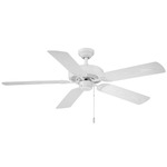 Dalton Outdoor Ceiling Fan - White / White