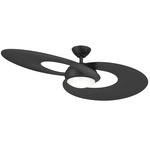 Sirius Smart Ceiling Fan with Light - Matte Black / Matte Black