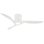 Delta Smart Ceiling Fan with Light - Matte White / Matte White