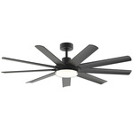 Ellison Smart Ceiling Fan with Light - Matte Black / Matte Black