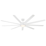Ellison Smart Ceiling Fan with Light - Matte White / Matte White
