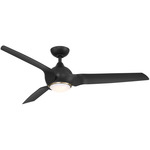 Concho Smart Ceiling Fan with Light - Matte Black / Matte Black