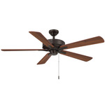 Dalton II Reversible Ceiling Fan - Oiled Bronze / Vintage Oak / Dark Walnut