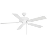 Dalton II Outdoor Ceiling Fan - Matte White / White