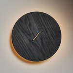 Pith Wall Sconce - Ebonized Oak / Brass