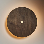 Pith Wall Sconce - Black Walnut / Brass