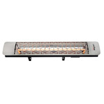EF15 Series Electric 1500W Patio Heater - Stainless Steel