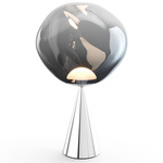Melt Cone Table Lamp - Silver / Nickel