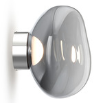 Melt Mini Wall / Ceiling Light - Nickel / Nickel