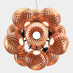 Whirl Burst Chandelier - Copper / Copper Whirl