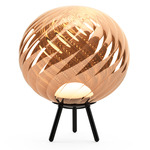 Whirl Portable Floor / Hanging Lamp - Black / Copper Whirl