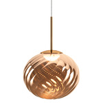 Whirl Pendant - Copper / Copper Whirl
