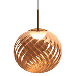 Whirl Pendant - Copper / Copper Whirl