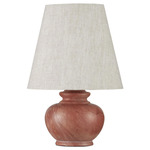 Piccolo Mini Table Lamp - Overstock - Rosa Cappuccino Marble / Dove Linen