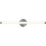 Solina 360 Static White Wall / Vanity with Power Supply - Satin Nickel