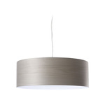 Gea Pendant - Brushed Nickel / Grey Wood