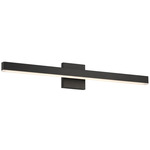 Cisco Color-Select Bathroom Vanity Light - Matte Black / White