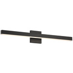 Cisco Color-Select Bathroom Vanity Light - Matte Black / White