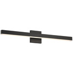 Cisco Color-Select Bathroom Vanity Light - Matte Black / White