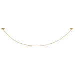Agatha Linear Pendant - Vintage Brass / Crystal