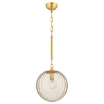 Jaipur Pendant - Vintage Polished Brass / Champagne
