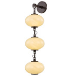 Nephele Tall Wall Light - Bronze / Cloud