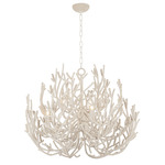 Allenhurst Chandelier - Cream / Coco Beads