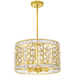 Belinda Chandelier - Champagne / Crystal