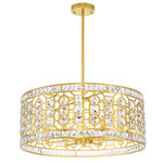 Belinda Chandelier - Champagne / Crystal