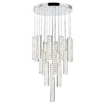 Celina Chandelier - Chrome / Crystal