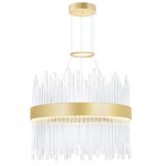 Genevieve Chandelier - Medallion Gold / Crystal