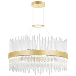 Genevieve Chandelier - Medallion Gold / Crystal