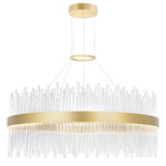 Genevieve Chandelier - Medallion Gold / Crystal