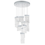 Carolina Chandelier - Pewter / Clear