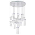 Carolina Chandelier - Pewter / Clear