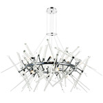 Icicle Chandelier - Chrome / Clear
