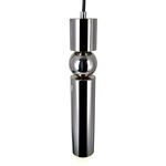 Chime Pendant - Polished Nickel / Frosted