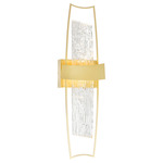 Guadiana Color-Select Wall Sconce - Satin Gold / Artisanal Glass