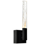 Greta Wall Sconce - Black / Artisanal Glass