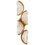 Moon Color-Select Wall Sconce - Brass / Artisanal Glass