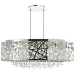 Eternity Linear Chandelier - Stainless Steel / Chrome