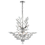 Ivy Chandelier - Chrome / Crystal
