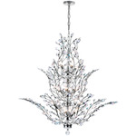 Ivy Chandelier - Chrome / Crystal