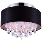 Dash Ceiling Light - Chrome / Black